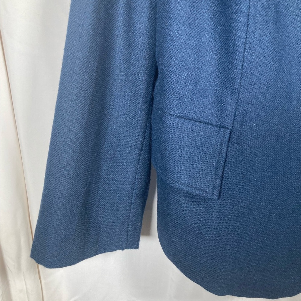 JG Hook Women's Navy Blazer with Gold Accents Preppy Library Chic - Picture 3 of 14